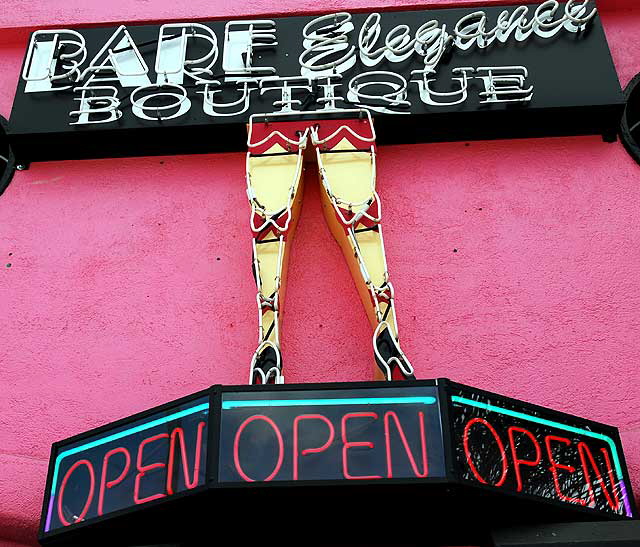 Bare Elegance Boutique, North Cahuenga Boulevard, Hollywood 