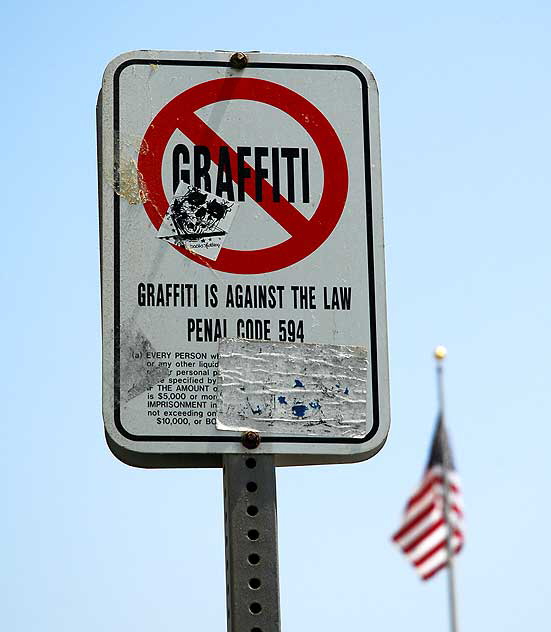 No Graffiti Sign, Venice Beach