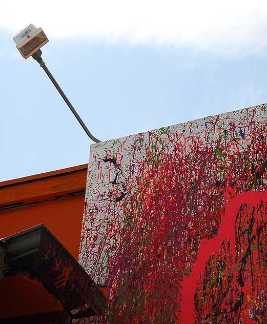 Jackson Pollock mural, South La Brea Avenue, photographed Friday, May 1, 2009