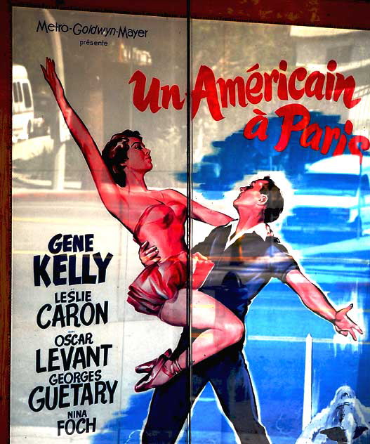 French poster for "An American in Paris" - Florenz Fine Framing, 5728 Melrose Avenue
