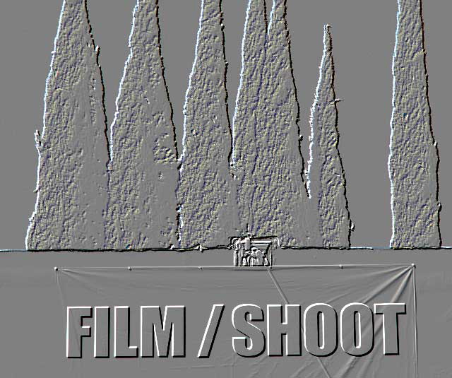 Film/Shoot - 5657 Melrose Avenue - Photoshop "Emboss" filter