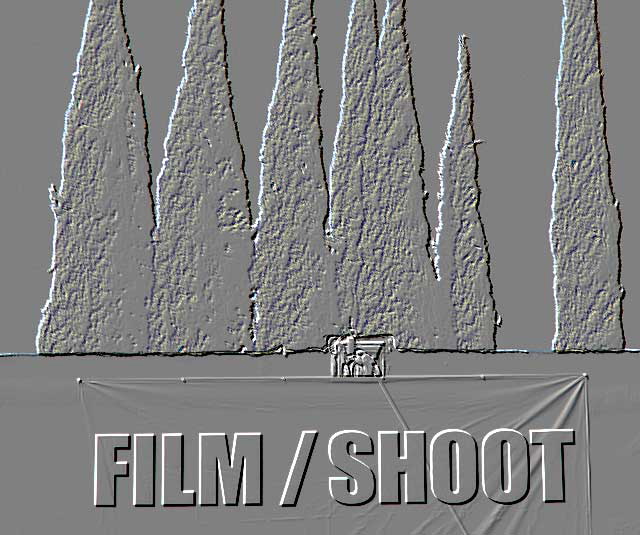 Film/Shoot - 5657 Melrose Avenue - Photoshop "Emboss" filter