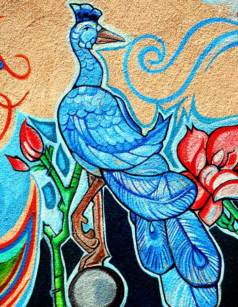 Kristel Anne Lerman mural in a parking lot off Main Street in the Ocean Park area of Santa Monica