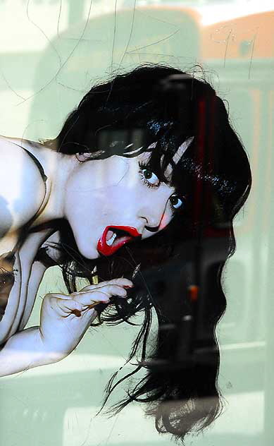 "Bettie Page: Heaven Bound" exhibit, May 2009, World of Wonder Storefront Gallery, Hollywood Boulevard at Cherokee 