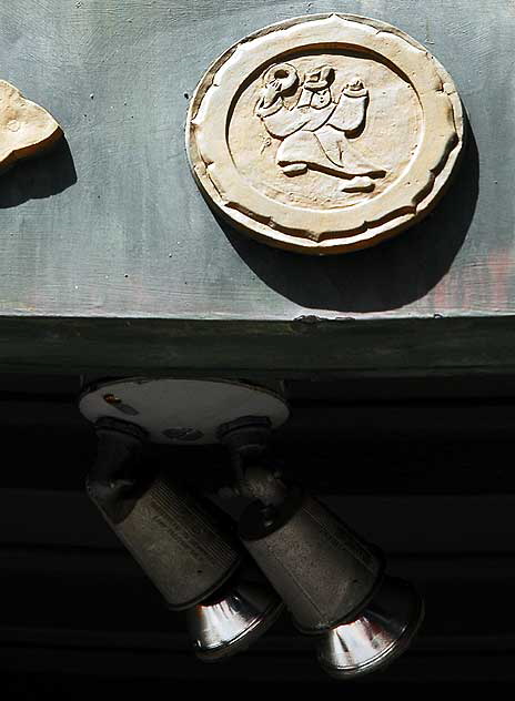 Decorative plaque, Chinese Theater, Hollywood Boulevard