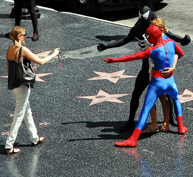 Spider Men, Hollywood Boulevard