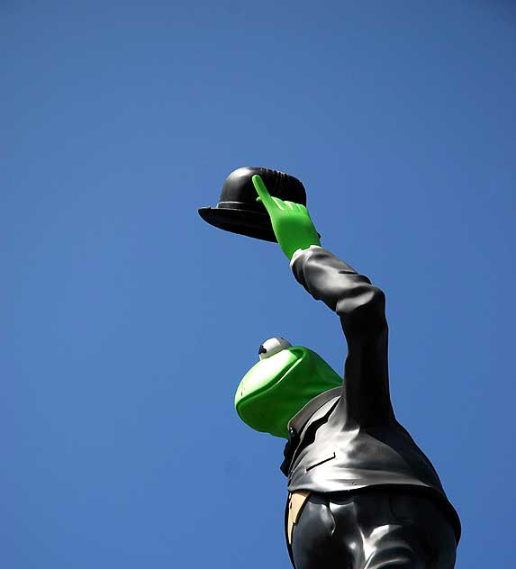 Kermit as Charlie Chaplin