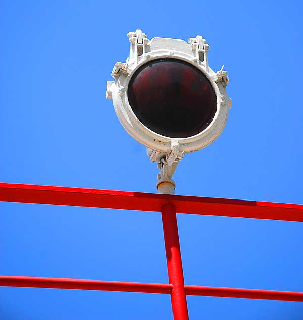 Nautical lamp, Crossroads of the World, Sunset Boulevard