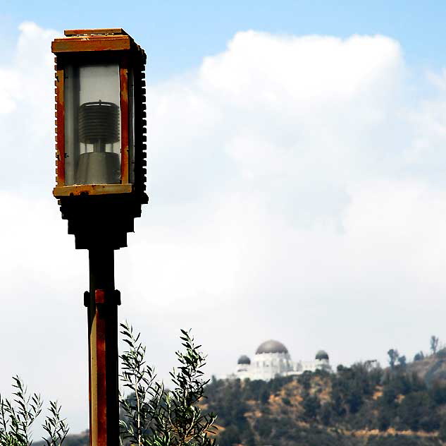 View from Barnsdall Park, Hollywood Boulevard at Vermont