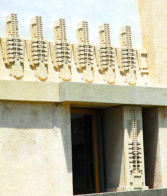 The Frank Lloyd Wright 1921 Hollyhock House - Barnsdall Park, Hollywood Boulevard at Vermont