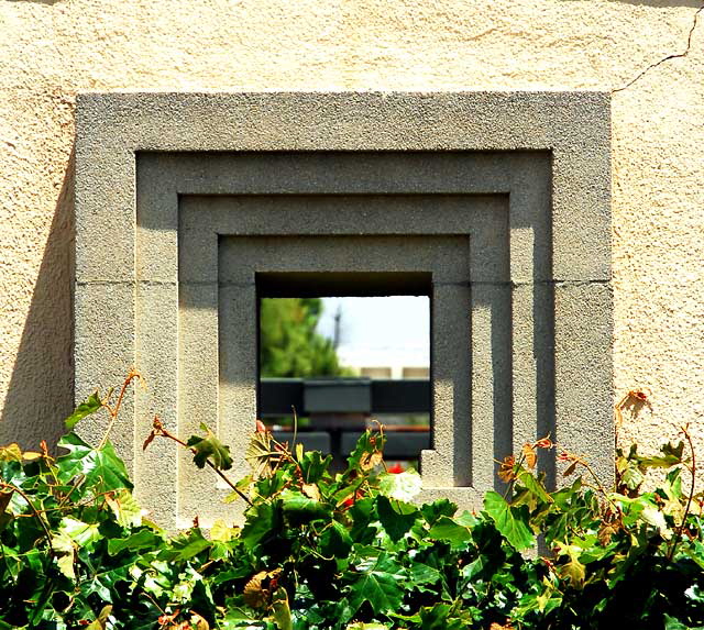 The Frank Lloyd Wright 1921 Hollyhock House - Barnsdall Park, Hollywood Boulevard at Vermont