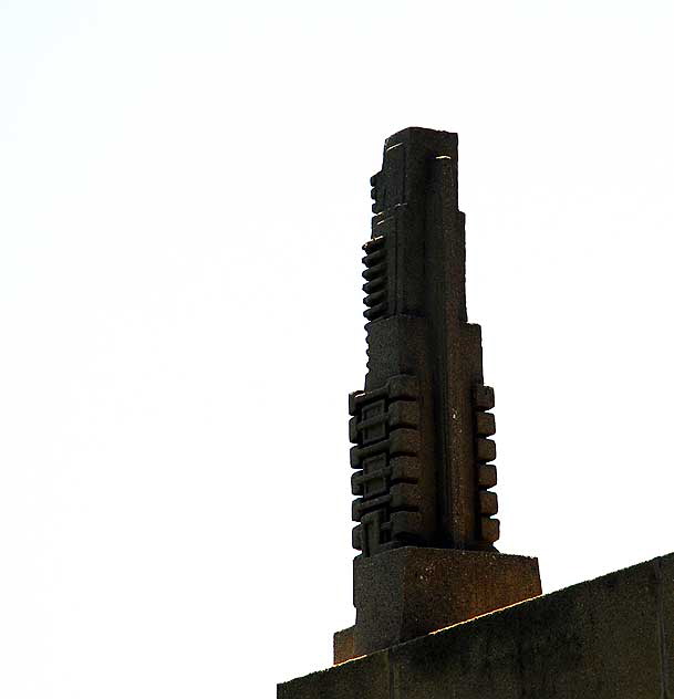 The Frank Lloyd Wright 1921 Hollyhock House - Barnsdall Park, Hollywood Boulevard at Vermont