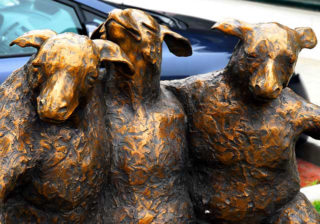 Dancing Bronze Sheep, Cross Creek Plaza, Malibu