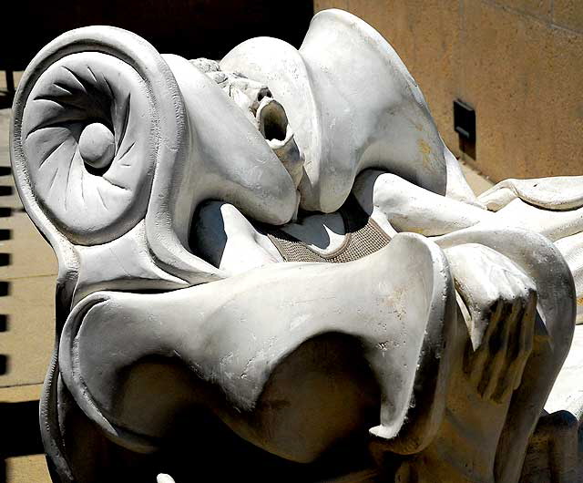 Ceramic Couch Potato - outside the ceramics studios at Barnsdall Art Park, Hollywood Boulevard