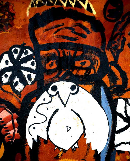 Detail from "Contemporary Cave Painting' - Barnsdall Art Park, Hollywood Boulevard   