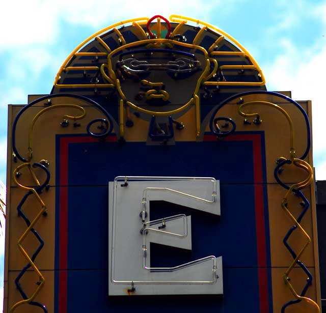 Egyptian Theater on Hollywood Boulevard, Neon Sign