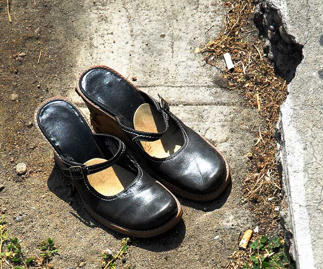 Abandoned shoes, Sunset Boulevard