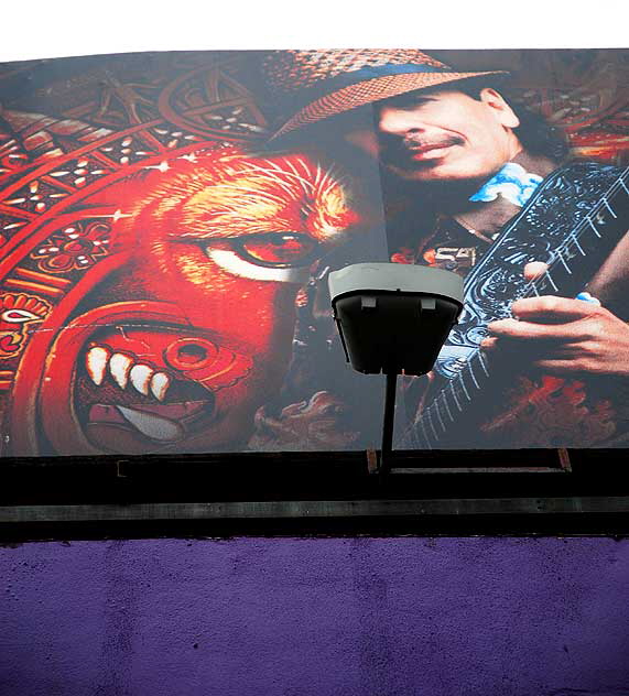 Carlos Santana billboard, Sunset Strip