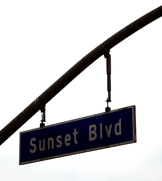 Sunset Boulevard sign, Sunset Strip at the Whisky a Go Go