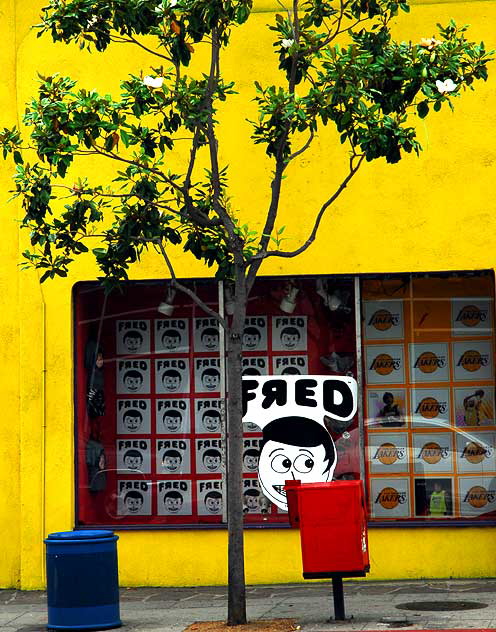 Fred - yellow storefront, Sunset Strip