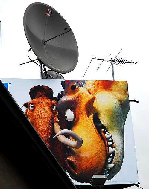 Billboard for Ice Age III, La Brea at Willoughby, just south of Hollywood