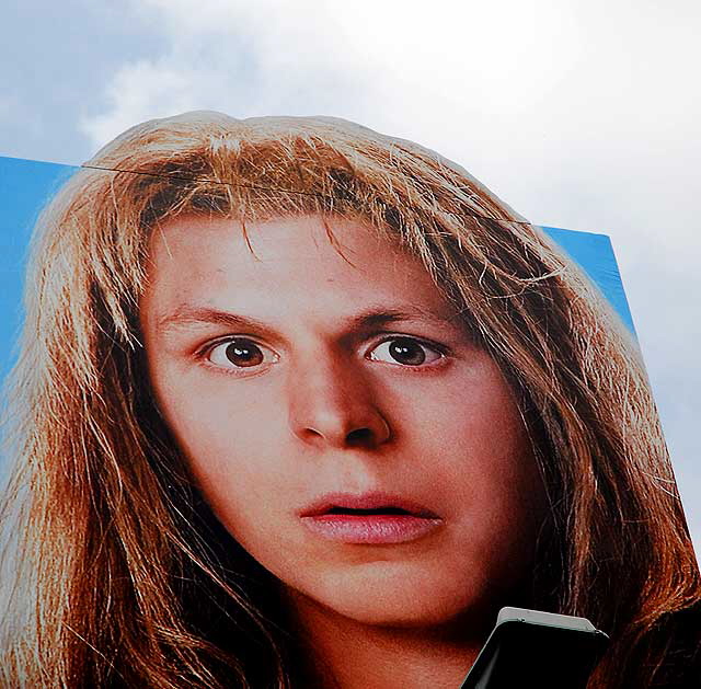 Billboard for the movie Year One, La Brea north of Melrose, Los Angeles