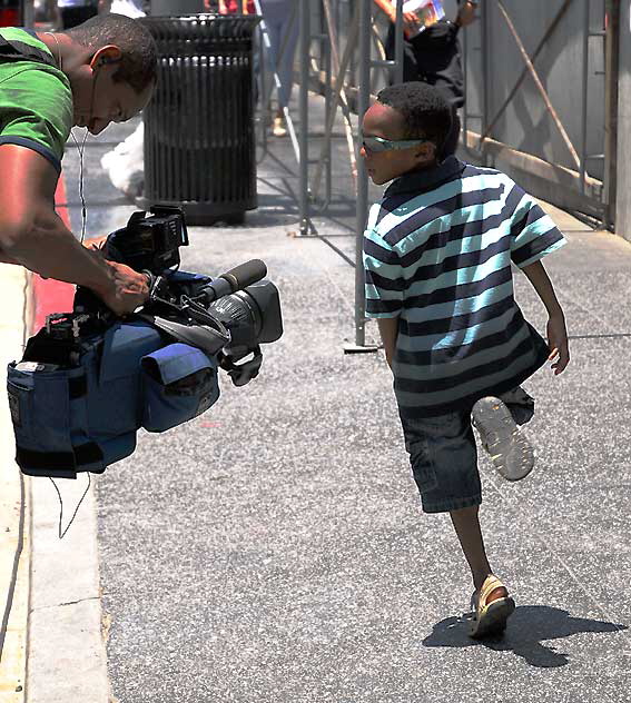 The scene on Hollywood Boulevard on Friday, June 26, 2009 - the day after the death of Michael Jackson - a Brazilian news crew discovers the next Michael Jackson