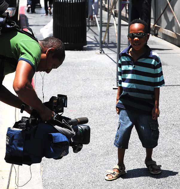 The scene on Hollywood Boulevard on Friday, June 26, 2009 - the day after the death of Michael Jackson - a Brazilian news crew discovers the next Michael Jackson