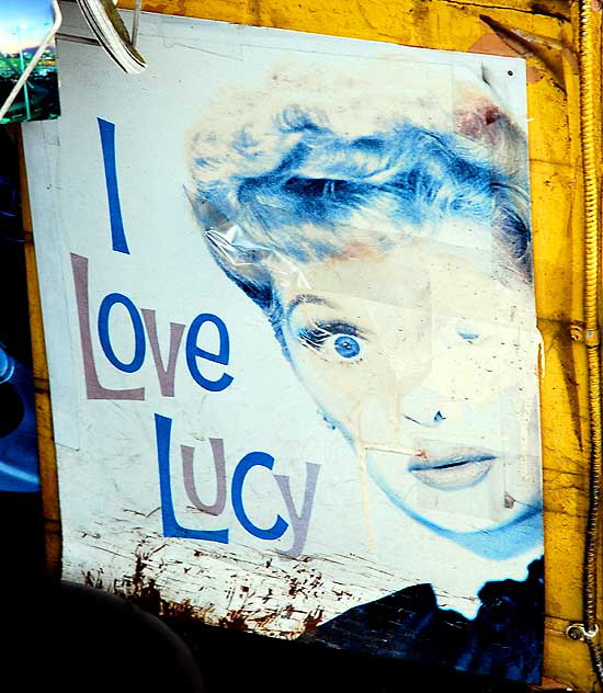 Lucille Ball graphic, Hollywood Boulevard