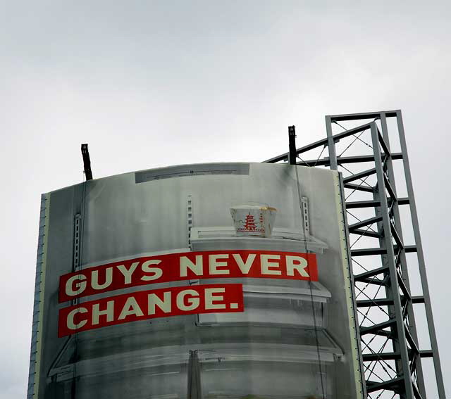 Guys Never Change - advertizing graphic, Hollywood and Highland