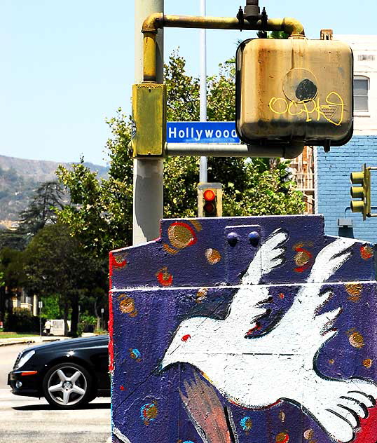 Painted Utility Box, southeast corner of Hollywood Boulevard and Edgemont 