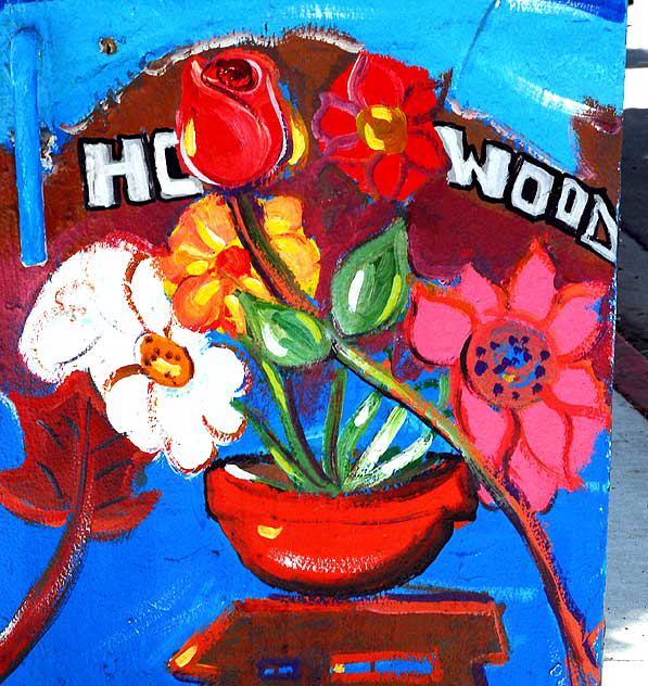 Painted Utility Box, southeast corner of Hollywood Boulevard and Edgemont 