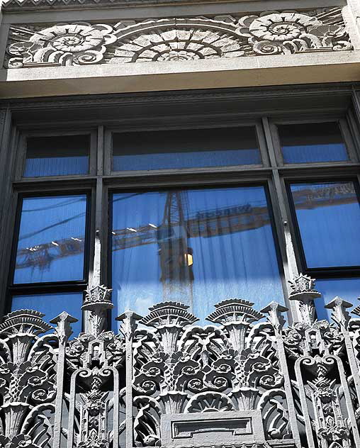 Window at Pantages Theater building, Hollywood Boulevard