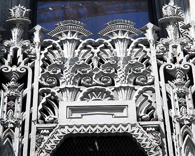 Window at Pantages Theater building, Hollywood Boulevard