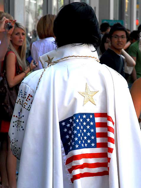 Elvis Impersonator, Hollywood Boulevard, Friday, July 3, 2009