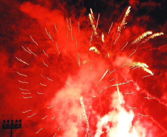 Fireworks for the 2009 Fourth of July  Poway, California