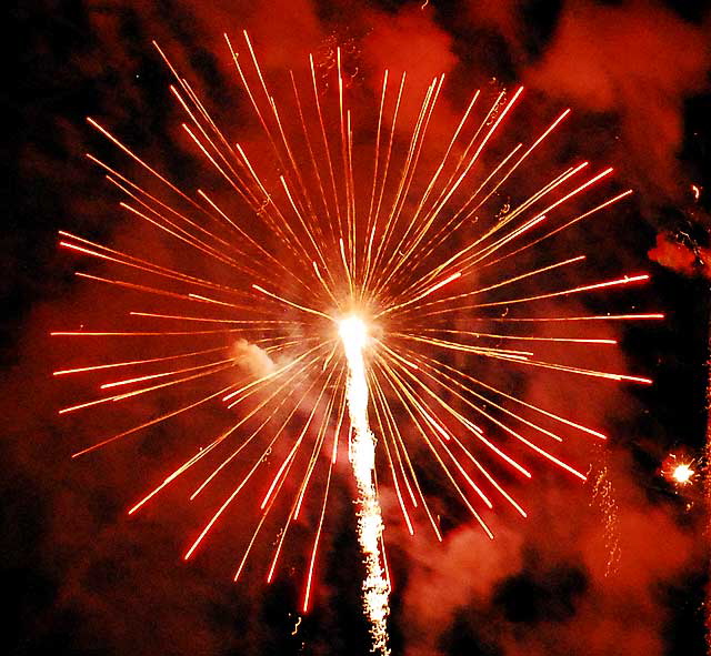 Fireworks for the 2009 Fourth of July  Poway, California