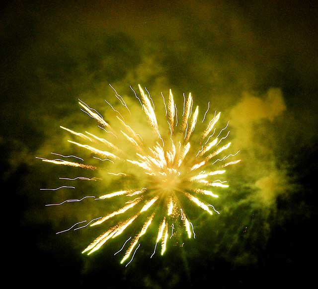 Fireworks for the 2009 Fourth of July  Poway, California