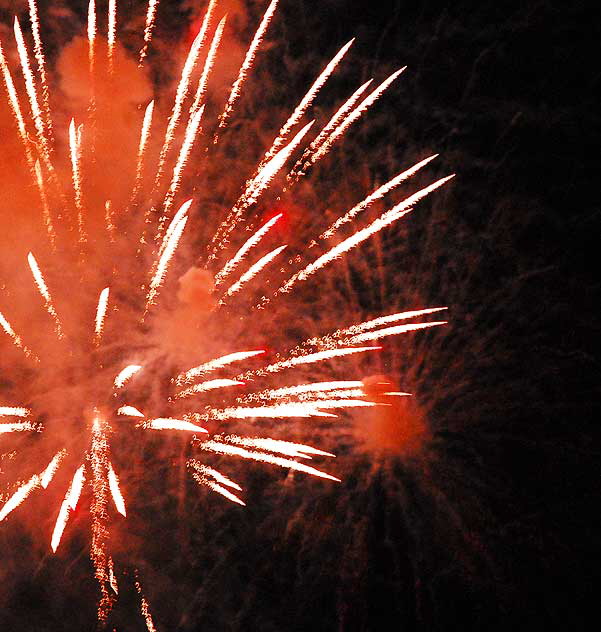 Fireworks for the 2009 Fourth of July  Poway, California