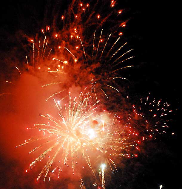 Fireworks for the 2009 Fourth of July  Poway, California