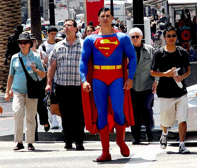 Superman impersonator, Hollywood and Highland