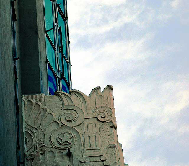 Detail of the Sunset Towers Apartments, designed in 1929 by Leland A. Bryant, Sunset Boulevard, West Hollywood