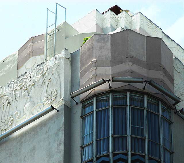 Detail of the Sunset Towers Apartments, designed in 1929 by Leland A. Bryant, Sunset Boulevard, West Hollywood