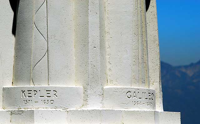 Astronomers Monument at the Griffith Park Observatory 