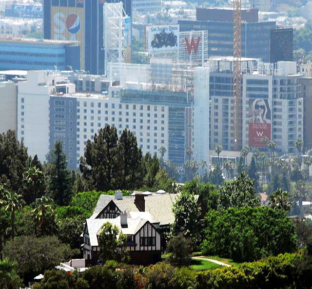 Hollywood as seen from the Griffith Park Observatory 