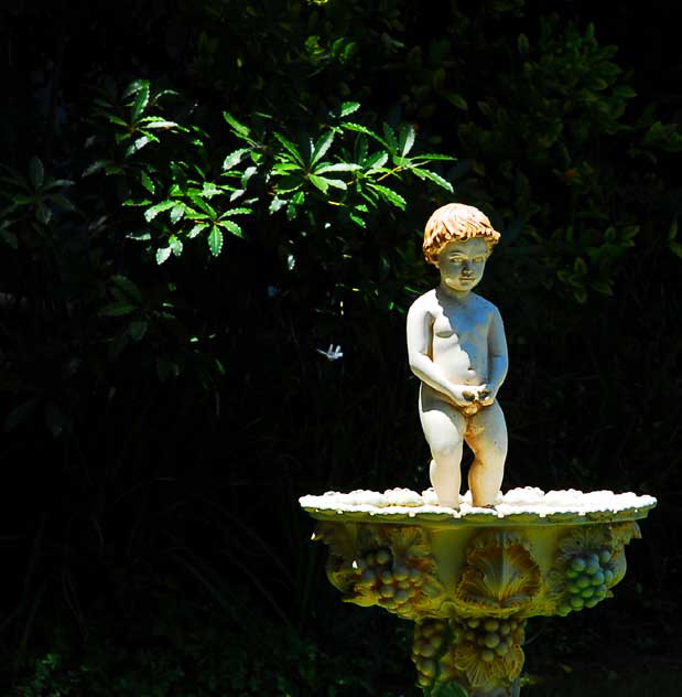 Italianate Fountain, private yard, Beverly Hills