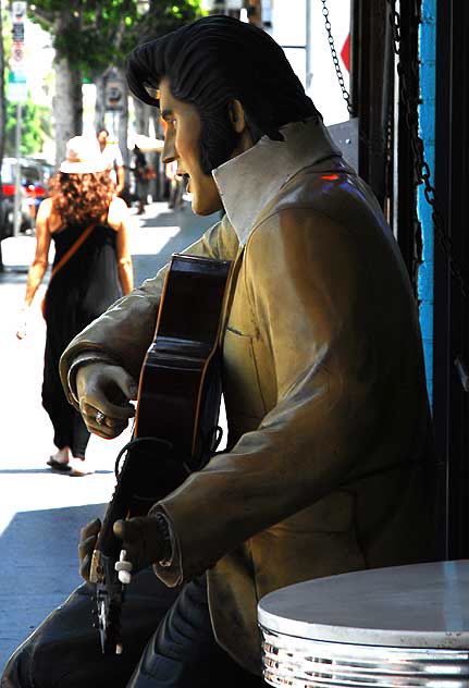 Fiberglass Elvis on Hollywood Boulevard