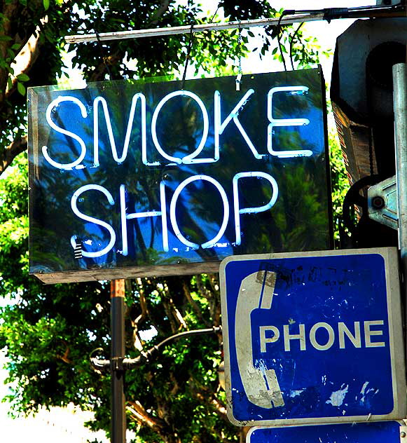 Blues and Greens - smoke shop on Hollywood Boulevard