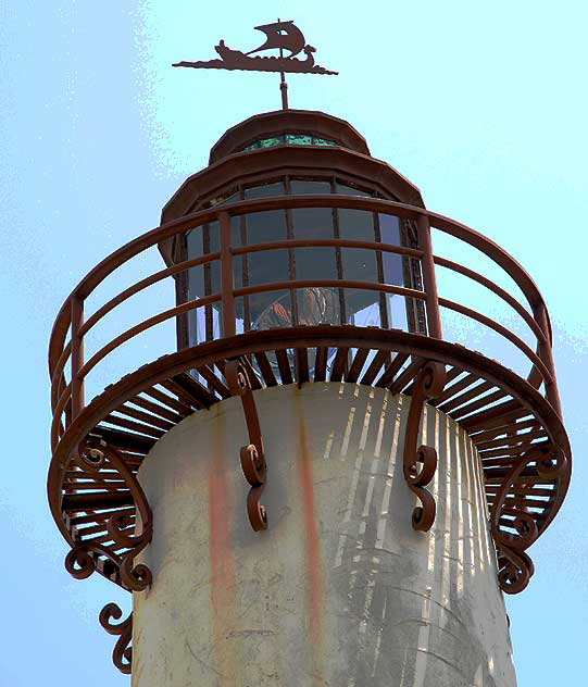 The Hollywood Lighthouse - the fake one from 1936 at the rear of Crossroads of the World, at Las Palmas and Selma