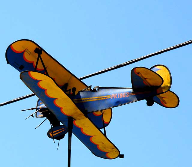 Biplane Wind Toy, Venice Beach